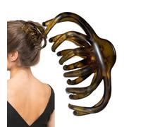 Clips de la mandíbula del cabello, clip de garra de pulpo - Retro Big Bedpins elegantes - Subgadora de estilo de la mandíbula de agarre sin deslizamiento, clips de garra de cabello Jaw para la mayoría
