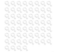 Clips de lámpara compatibles con H706 para unidades exteriores con construcción de plástico para resistencia a la exposición a largo plazo (60 piezas)