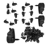 Clips de luces para exteriores, soportes para cables exteriores, soporte impermeable resistente para exhibición de vacaciones, decoración de iluminación del hogar, fotos, fiestas, arte y manualidades