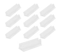 Clips de luz de cuerda | Clips de luz de cuerda de neón | Tiras LED transparentes adhesivas | Soportes de cuerda a prueba de agua | 10 soportes transparentes adhesivos impermeables para decoración de