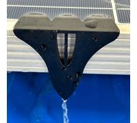 Clips de mantenimiento para paneles solares, 20 unidades, diseñados para una gestión eficiente del agua (35 mm)