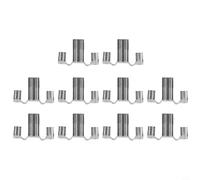 Clips de marco de panel solar de acero inoxidable, 10 piezas para drenaje de agua y control de polvo para mejorar la vida útil del panel solar (30 mm)