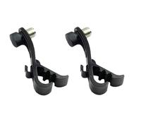 Clips De Micrófono De Tambor, 2 Piezas Soporte De Tambor De Micrófono Ajustable, Clip De Abrazadera De Tambor De Micrófono, Clips De Sujeción De Micrófono, Soporte Para Micrófono De Batería