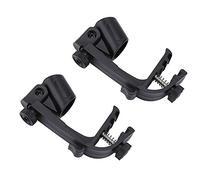 Clips de Micrófono de Tambor, Ajustable y Resistente al Impacto, Abrazadera del Tambor, Diseño Universal, For Profesionales, Amateurs, Concerts, Ensayos, Giras, Estudios.