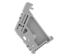 Clips de Montaje de Tope de Extremo de Bloque de Terminales de Carril DIN de 35mm, Tornillo Gris, Tipo Fijo para Distribución Eléctrica, Material Plástico, 50 Uds. (Modelo 13)