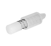 Clips de Montaje para Disipador Térmico 100 Piezas, Sujetadores de Nylon para CPU 22mm, Bloque Refrigeración PC, Enfriamiento Eficiente y Fácil Instalación, Color Blanco