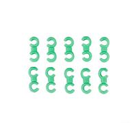 Clips de nailon para cables de bicicleta en forma para organizar tus cables de bicicleta de montaña y carretera (verde)