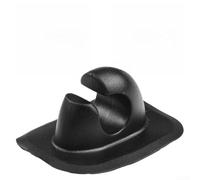 Clips de paleta para conos inflables, 1 unidad, soporte de remo de construcción de PVC para kayaks y botes de remo de diámetro inferior a 28 mm (negro)