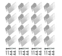 Clips de panel de ventana Zuasdvnk,Clips de panel de acero, Clips de madera contrachapada de tormenta reutilizables Clips de ventana de tormenta, Soportes de madera contrachapada reutilizables para