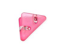 Clips de papel, 10 clips triangulares for billetes, esquina for libros, organizadores escritorio(Pink)