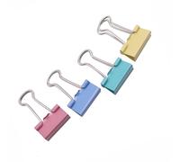 Clips de papel, 38 piezas suministros oficina Carpeta color for porta billetes cola milano