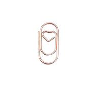 Clips de papel, 50 piezas clips, carpetas metal, for billetes cuaderno, accesorios encuadernación oficina(50PCS Rose gold)