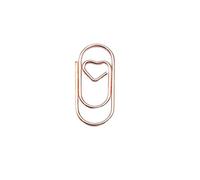 Clips de papel, 50 piezas clips, carpetas metal, for billetes cuaderno, accesorios encuadernación oficina(50PCS Rose gold)