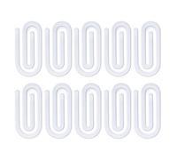 Clips de papel, acrílico, clip de papel de sublimación, múltiples usos, clips ligeros y transparentes para marcapáginas de oficina, diario, planificador, libro, alimentos, documentos, carpeta