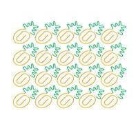 Clips de Papel Clips de Planificador en Forma de Fruta Colorida para Oficina Escuela Uso en el Hogar Organización de Documentos Marcadores Material de Alambre de Hierro Ligero y