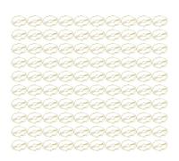 Clips de papel con forma de labios Galvanoplastia de metal dorado Pequeños clips de papel lindos para clasificación de archivos en el hogar de oficina 100PCS Marcador