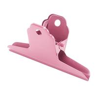 Clips De Papel De Toro Grande, 2 Uds Clips De Toro Clips Largos De Bulldog Abrazaderas De Clip De Papel De Carpeta De Metal Grueso Para Tablero De Dibujo De Cocina De Oficina(Pink)