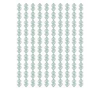 Clips de papel en forma de dólar 100 piezas |Clips de marcapáginas de metal para estudiantes y oficina |Lindos artículos de papelería para álbumes de recortes/organización de