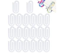 Clips de papel jumbo para sublimación, marcadores de papel acrílicos para transferencia de calor, manualidades (paquete de 20)