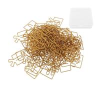 Clips de papel metálicos decorativos, divertidos y bonitos, 100 Uds., abrazaderas de papel coloridas para diario, para oficina, escuela, hogar, estudiantes, escritores (Caja de regalo)