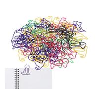 Clips de papel para perros - 1.57 pulgadas 60 Pack Cute Dog en forma de clips de papel | Organizador de notas de documentos Marcador decorativo | Elegante Clip de oficina para perros amantes de las