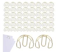 Clips de papel, soporte de metal con forma de auriculares | Pequeño clip de papel - para el hogar, profesores, estudiantes, oficina, escuela, cajón, organizador de gabinetes