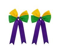 Clips de para el pelo - Ribbon Outfit Decoration Barrettes | Poliéster Iron Semi Manual Build, Accesorio elegante para niños, de Cumpleaños, Desfile de Carnaval Holiday Valentines Day