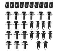 Clips de parachoques,clips de retención de parachoques | Kit de clips de tuerca en U extruidos para automático | Clips de hardware automotriz, panel de protección de campana de palabra
