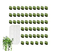 Clips de pared escalada para plantas, soporte multifunción, herramienta reutilizable invisible con pegadores para ventana de pared, baño al aire libre escalera de invernadero