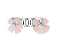Clips de peine de pelo, clips de peine para el cabello para mujer | Soporte para el cabello de la corona de flores - Cubierta lateral decorativa fuerte Hold Hairpin for Bun Styling Girls Accesorios