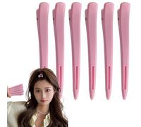 Clips de pelo bilateral, clips de pelo no resbaladizo, clips para cabello fino, accesorios de peinado portátil, clips para el cabello femenino, clips de pelo para niñas, 6 unidades