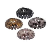 Clips De Pelo De Bird Nest - Croigne De Garra De Pelo Telescópico, Fabricante De Camionetas Para Pájaros | 4 Elegantes Portacaballos Sin Deslizamiento, Herramientas De Peluquería Fácil De Usar Para F