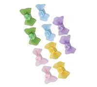 Clips de pelo para mascotas Set Bowknot Clamp/Holder Hairpins Chog Cat Accessories 10pcs lindo uso diario