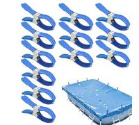 Clips De Piscina: Clips De Toallas De Playa Grandes, Sujetadores De Acero Inoxidable Anti -escrutinio De 12 Piezas, Un Gran Clip De Telón De Fondo Pesado | Clip De Piscina A Prueba De Viento Para El P