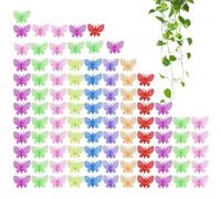 Clips de planta, 100 clips de jardín, Thick Support Clamp for Vine Tomato Flower, Reutilizable Plants Holder Clip, Trellis Fixing Accessories, Plant Support Tools for Interior Outdoor Garden, Se