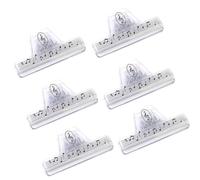 Clips de plástico para notas musicales: práctico organizador de documentos y papel para música, páginas de libros, pinzas para la ropa y aperitivos