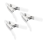 Clips De Primavera For Vestido Novia, Soporte Fondo Arco En Forma A, Abrazaderas Plástico For Fotografía PVC, 3 Uds