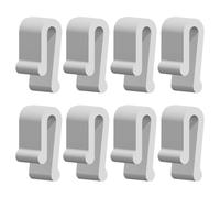 Clips de protección de esmalte para tapa de horno, clips de protección para parachoques de almacenamiento para tapa de horno | 8X clips de repuesto para protector de utensilios de cocina -
