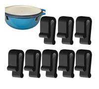 Clips de protección flexibles para parachoques de tapa de horno,clips de tapa de horno | 8X clips de repuesto para protector de utensilios de cocina - Parachoques de cacerola, caso