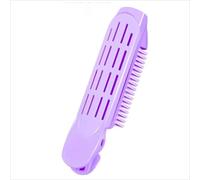 Clips de raíz para rizadores voluminizadores, rizadores de pelo esponjosos naturales, pinzas de rodillos, abrazaderas esponjosas de bricolaje, rizador de peluquería de plástico, púrpura