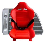 Clips de rejilla de ventilación para coches | Forma de asiento 3D lindo coche rejilla tensores | Decoración automotriz para la consola de ventana del vehículo Visor de taza puerta aire acondicionado