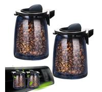 Clips De Renovación De Aire Del Coche, Clips De Ventilación De Aire Del Coche - 2 Piezas De Granos De Café Fresadoras De Aire Del Coche, Desodorizador De Refresco Del Coche, Difusor De