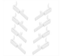 clips de repuesto para cenefa de persiana vertical, para cortinas opacas, material de pompón, fácil de instalar, para uso en casa o en la oficina.