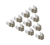 Clips De Resorte for Herramientas Base Estrecha, Abrazadera for Tubos 10/12/16/19/25/28mm, Escobas, Cepillos, Rastrillos, Perchas Almacenamiento Resistentes, 10 Uds(19mm)