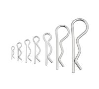 Clips de retención de pasador de chaveta tipo R con resorte M1-M7, pasador de tractor con abrazadera en forma de R ondulada(M3x70mm-10pcs)