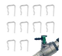 Clips de retención para fugas de inyector de carril común, 10 piezas de clips de fuga de combustible para inyector, abrazadera de sello de fuga para tubo de combustible para Ford Peugeot Citroen