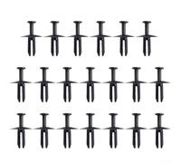 Clips de retención para molduras automotrices, paquete de 20, para la serie 3/7 (1995+), remaches de expansión de pasador a presión, sujetadores de umbral de puerta de arco de rueda de parachoques de