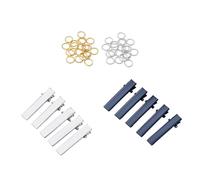 Clips de silicona de resina epoxi, molde de silicona con alas de hadas, sin perforación, cubiertas de resina de cristal, herramienta de joyería, molde de silicona