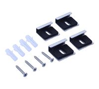 Clips De Soporte De Espejo - Clips De Soporte De Espejo De Pared | Soporte De Vidrio Con Tornillos | Montaje En Pared Hangle Sin Marco | Herramienta De Armario Cargado De Muelle | Gancho Para Reparar