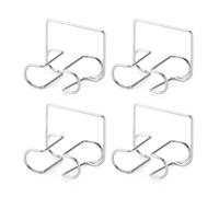 Clips de soporte de rollo de algodón para dientes, 4 piezas, herramienta de acero inoxidable, suministros de clínica, para chequeos, limpieza de cavidades, cuidado del paciente